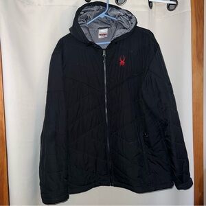 Spyder Quilted Hooded Jacket